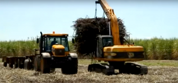 Manipulador telescópico JCB en el agro