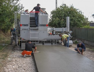 powercurber pavimentadora